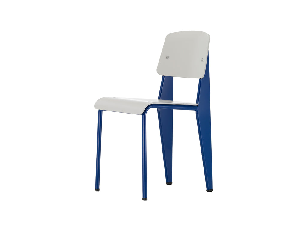 Standard SP Chair by Vitra - warm grey seat / bleu marcoule base