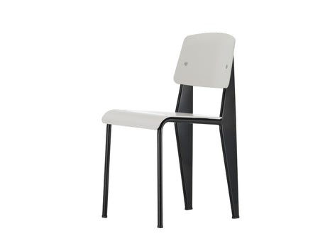 Standard SP Chair by Vitra - warm grey seat / deep black base 