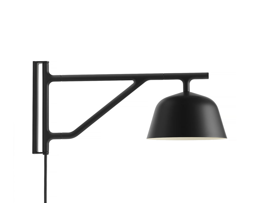 Black Ambit Wall Lamp by Muuto