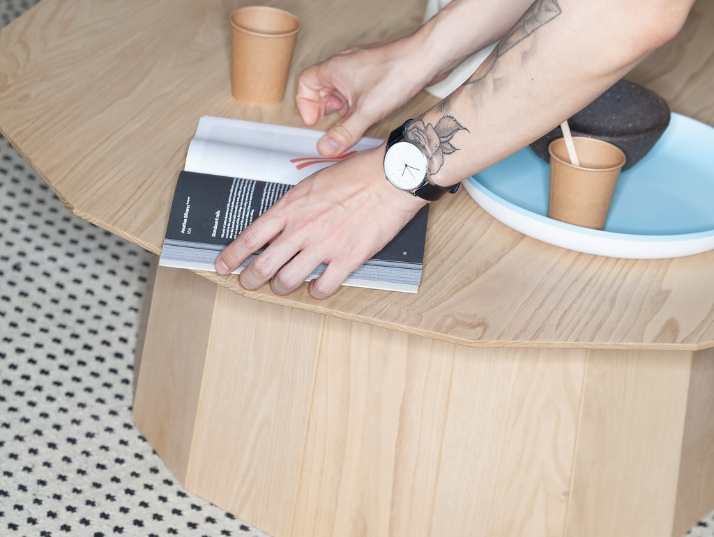 Colour Wood Plain Side Table