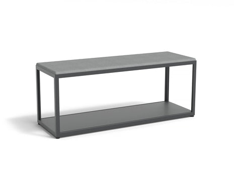 New Order Bench - Combination 100 - Charcoal Frame, Steelcut Trio 153 Upholstery