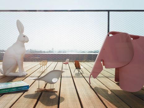 Pale Rose Eames Elephant by Vitra