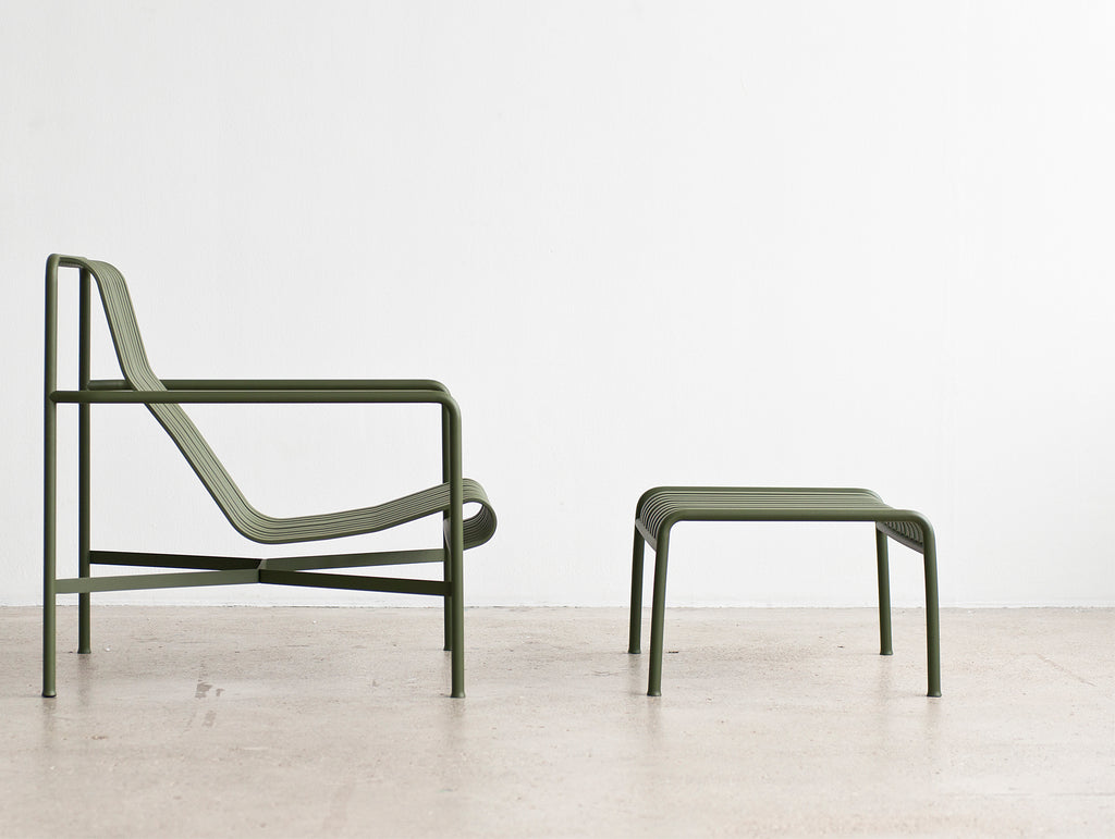 HAY Palissade Ottoman in Olive