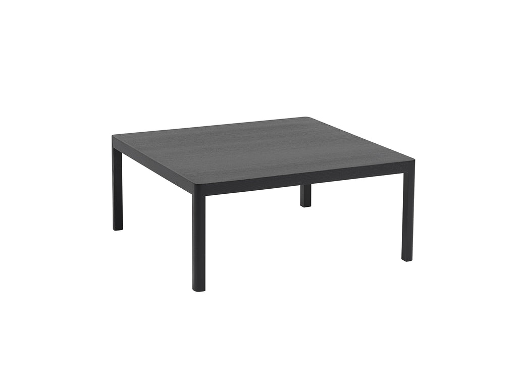 Workshop Coffee Table by Muuto - 86 x 86 cm / Black Lacquered Oak