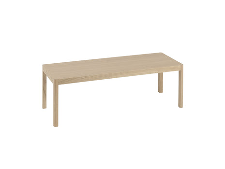 Workshop Coffee Table by Muuto - 120 x 43 cm / Lacquered Oak
